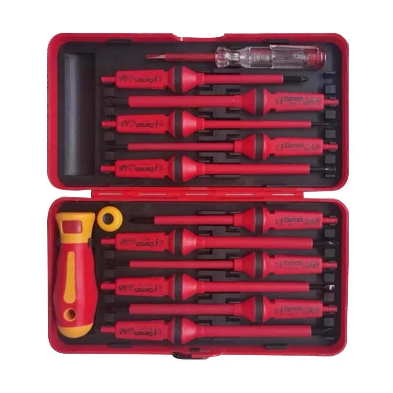 KAFUWELL SC23316F Multi-purpose Insulation Screwdriver Set Comfortable Repair Hand Tool Screw Driver Kit Screwdriver Tool Set