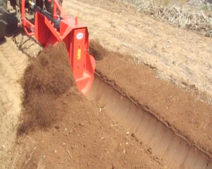 Высококачественный Профессиональный трактор 80 л.с., траншеекопатель, траншеекопатель для фермы