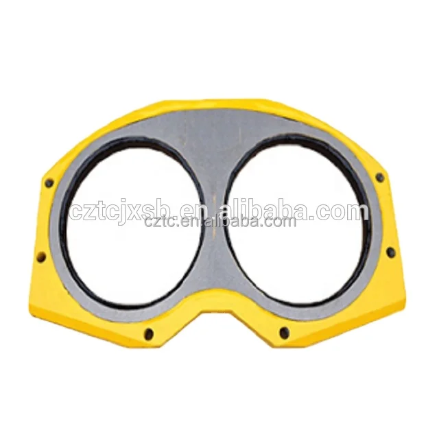Concrete Pump Spare Parts Putzmeister Spectacle Wear Plate DURO22 And Hard Metal 229488005 485385 261122002 531499 240111005