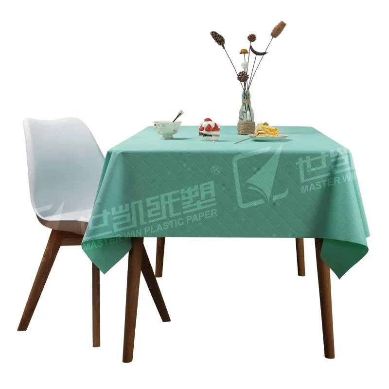 Disposable Waterproof Party White Plastic Tablecloths Dinning Table Clothes Cover Cloth Wedding Round Event Tablecloths