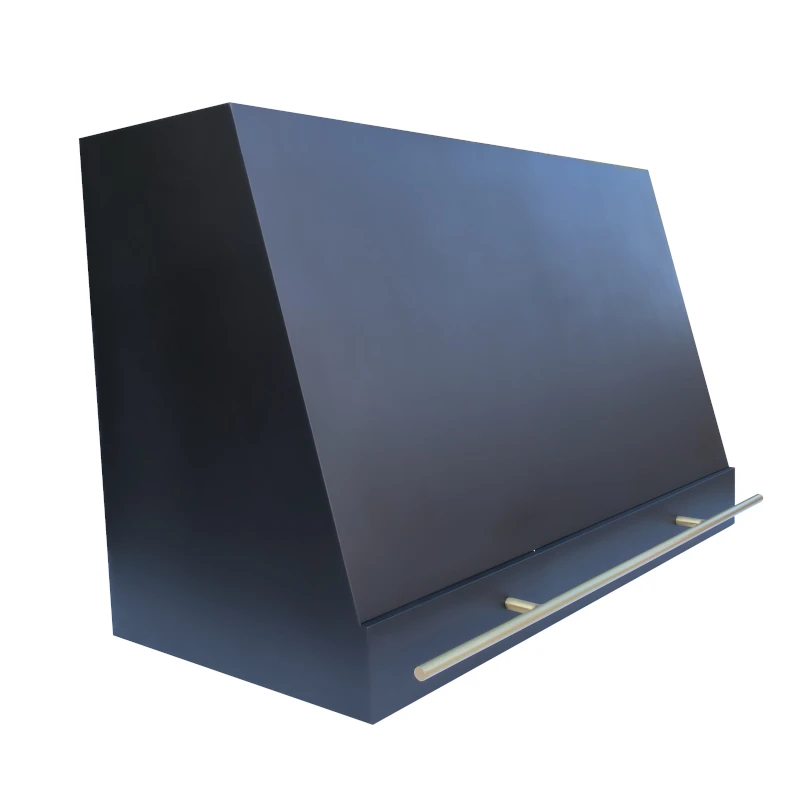 stainless steel kitchen hood cover high quality made in China black wall mounted hood range hood for kitchen and cooking