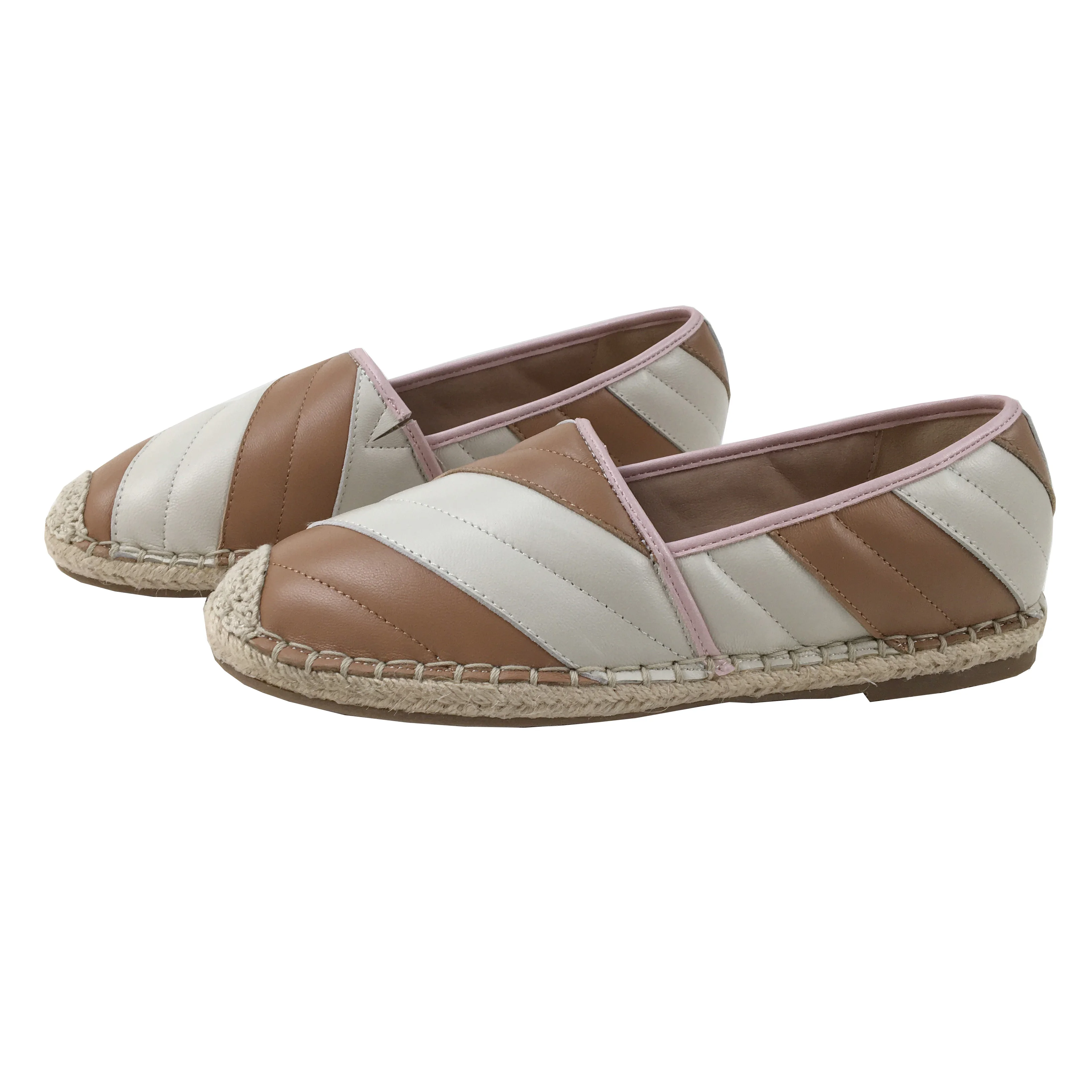 New Arrivals Hot Sale High Quality Espadrilles Women Lady Designer Canvas Orange Classic Shoes for Women