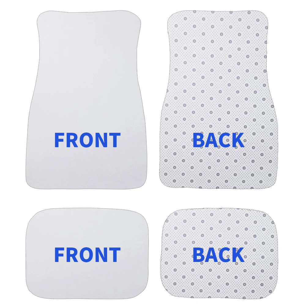 Wholesale Front Rear Universal Size Foor covering fancy felt car floor mats