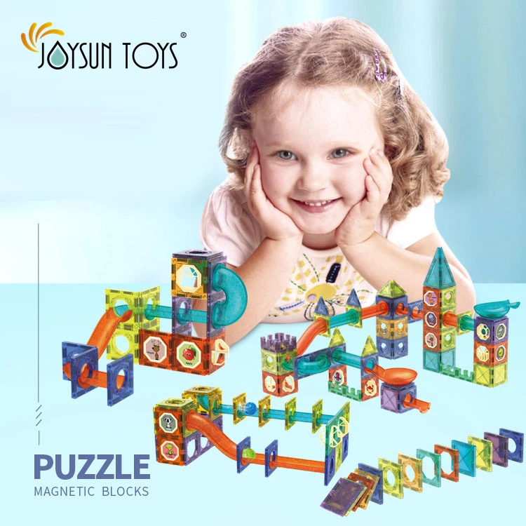 JOYSUN Lighted Magnetic Tiles for Kids Ages 4-8,magnet Toys for 3 Year Old Boys Girls Learning Toys Block Set 3 Cartons 142 Pcs