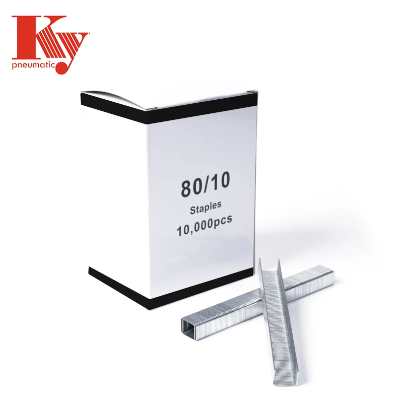 21GA Galvanized 80 Series Staples Golden Nail Grapas 8004 8006 8008 8010 8012 8014 8016 For Furniture