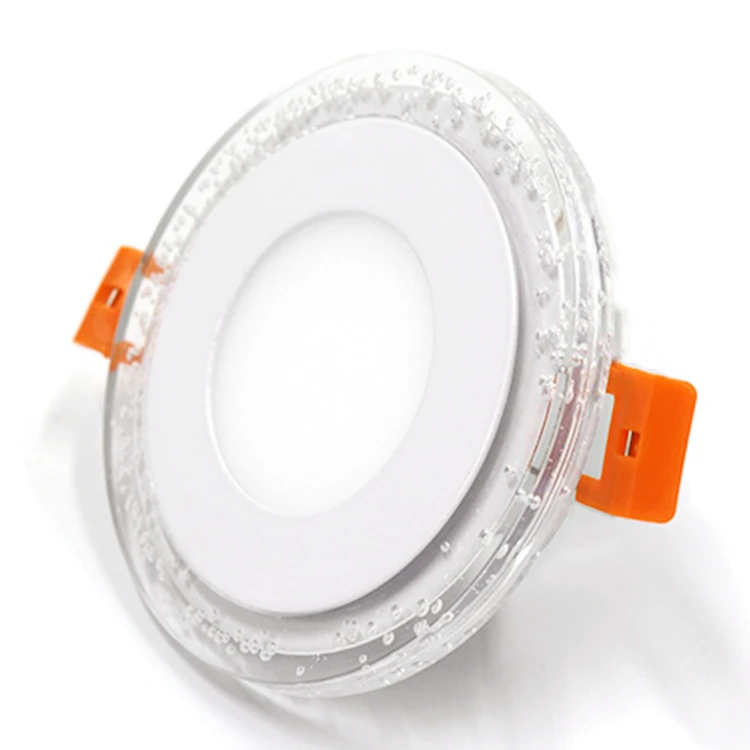 Новый дизайн продукта двухцветный пузырь 3 + Вт 6 12 4 18 тонкий монтажный круглый светодиодный панельный