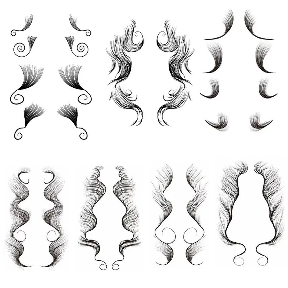 
Template Edges Bang Baby Hair Tattoo,7 Day Long Lasting Baby Hair Edges Tattoo Sticker,Waterproof Tattoo Edges Baby Hair 
