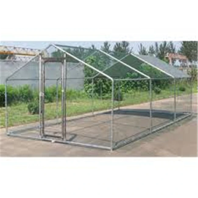 Galvanized Outdoor Metal Walk In Chicken Run