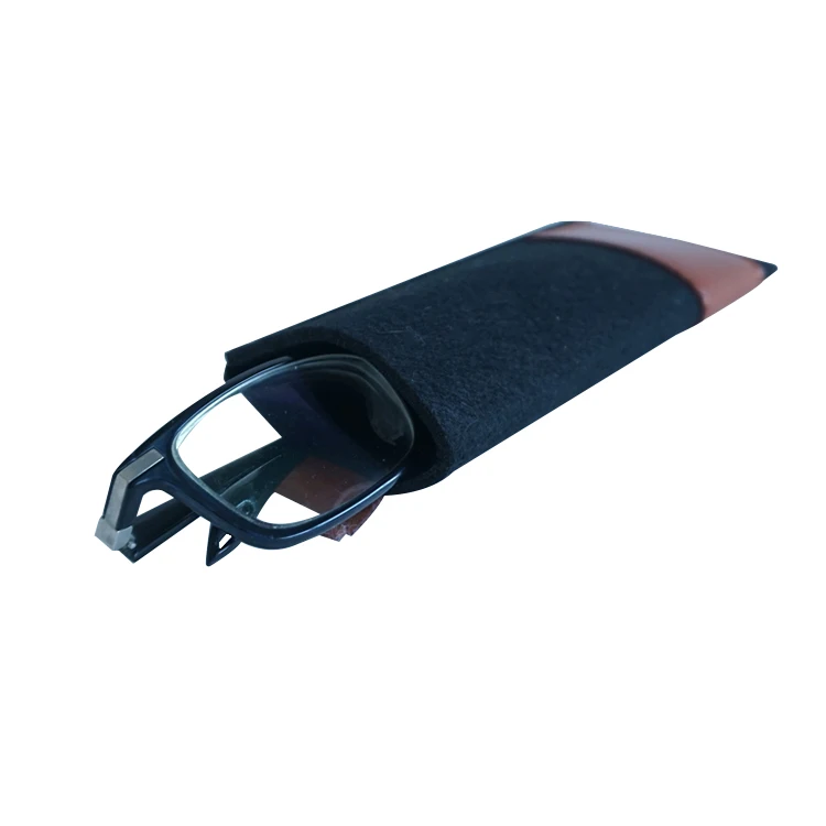 Manufacturer new design glasses pouch,felt glasses carrying case