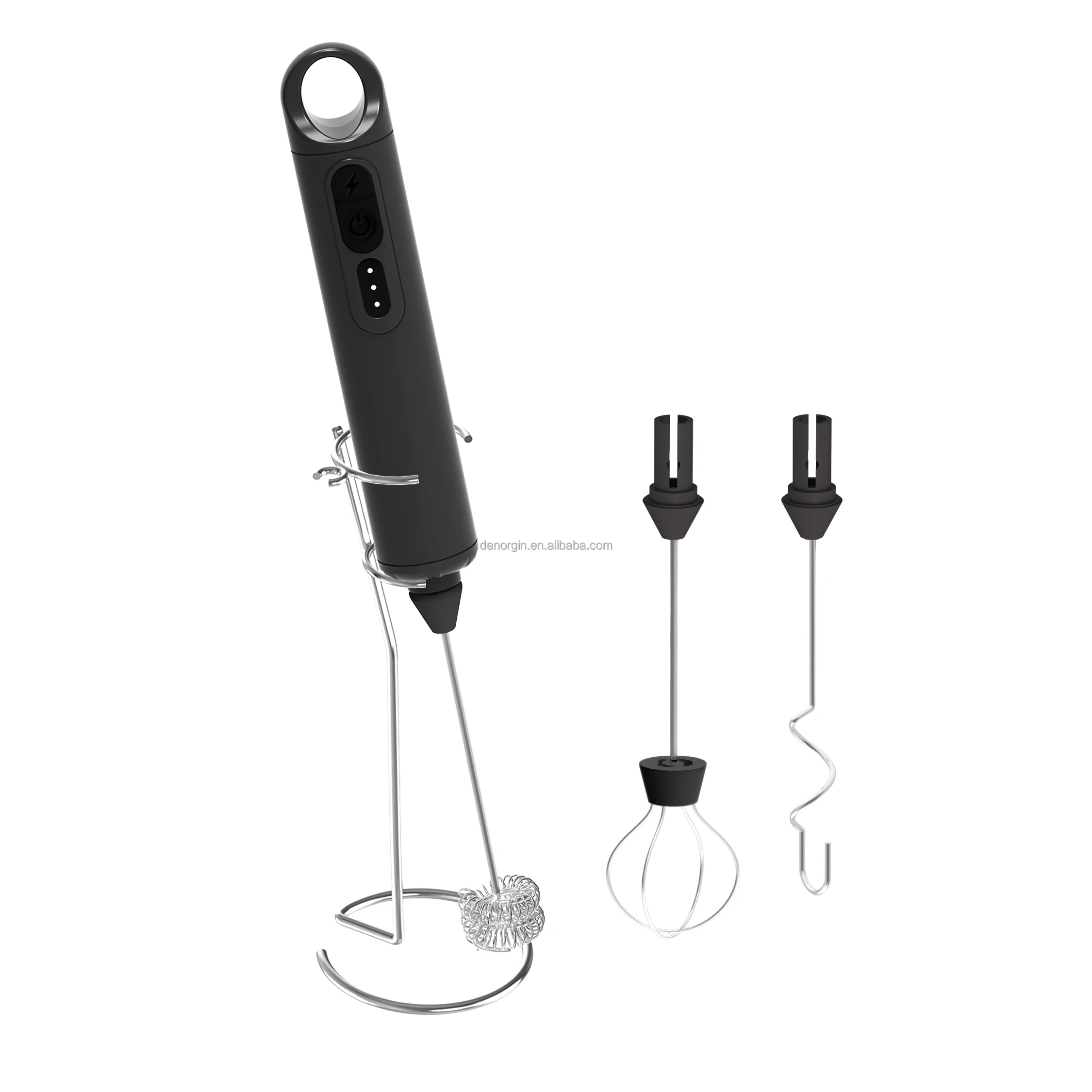 New Design Mini Milk Frother 3 in 1 Rechargeable Automatic Handheld Milk Frother for Kitchen