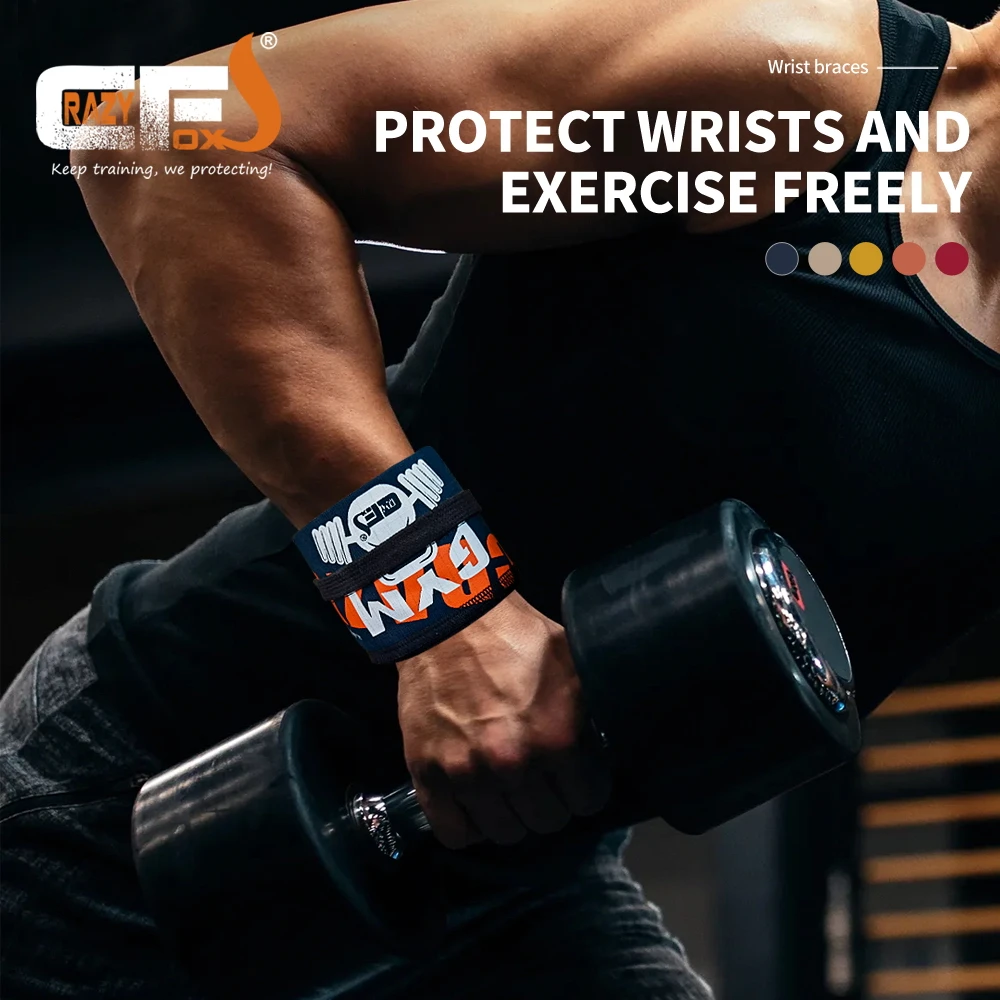 Cotton Weight Lifting Wrist Wraps Support Braces for  Powerlifting,Fitness,Weightlifting,Gym,Deadlifts,pull ups