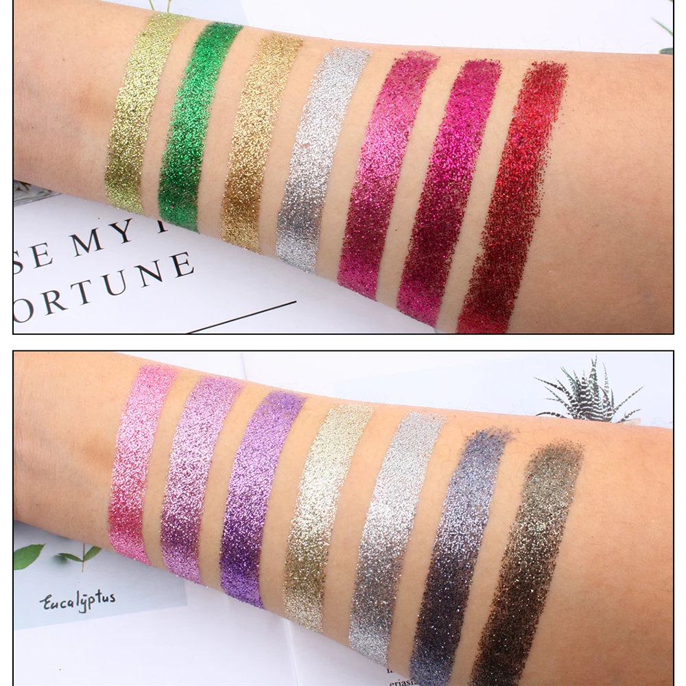 Wholesale Makeup 35 Colors Glitter Plastic Eyeshadow Palette