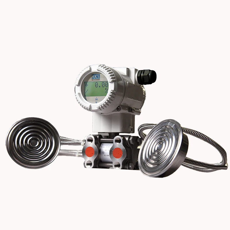 Remote Differential Pressure Level transmitter SS316L Diaphragm Silicone oil Pressure Sensor High Accuracy.