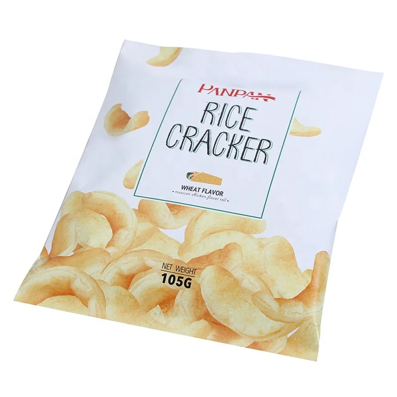 Panpan pop pop cracker Rice cake crackers Golden cracker
