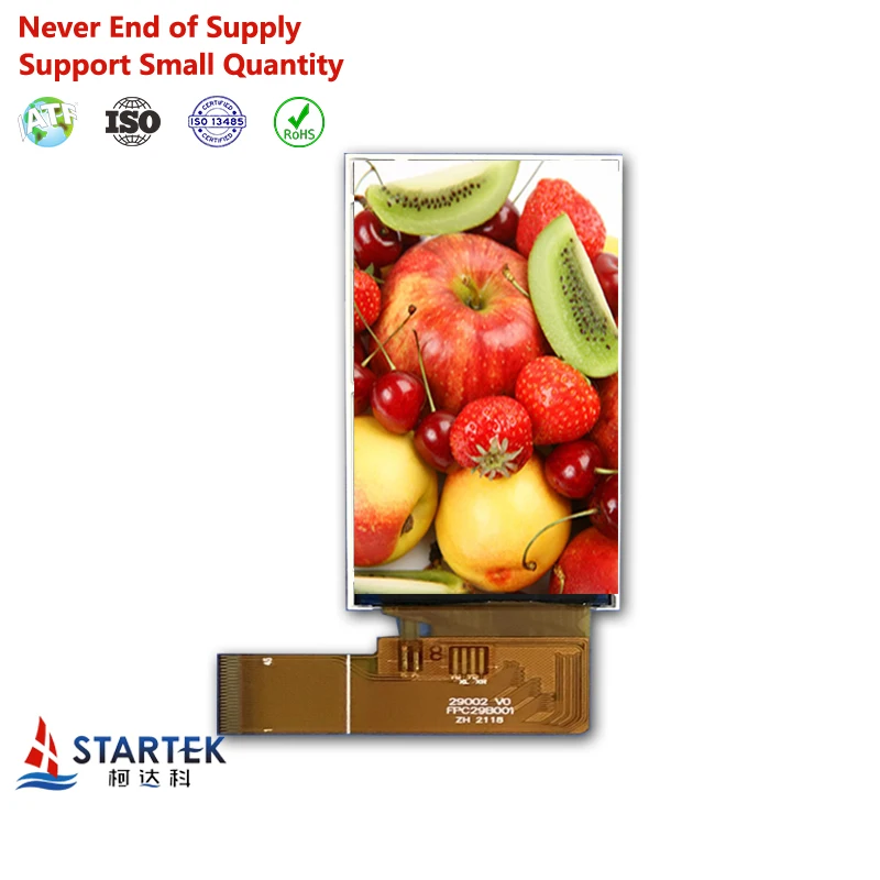 2.9 inch 376*960 ST7701S RGB interface IPS LCD module