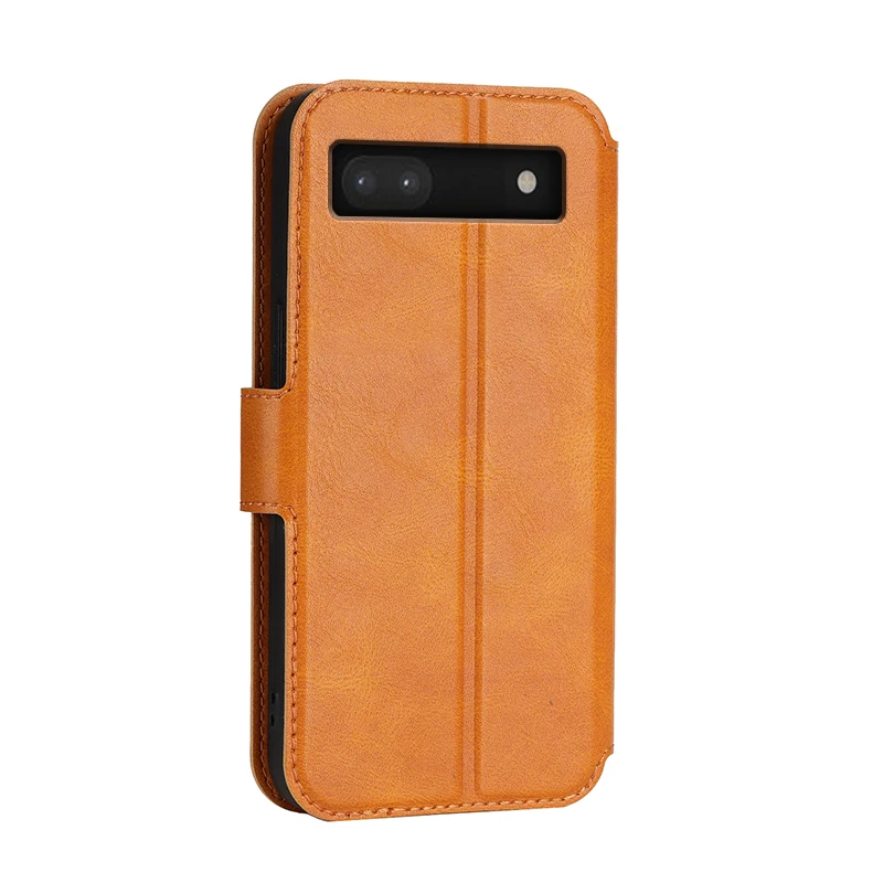 Leather Wallet Phone Case For Google Pixel 7 Pro 6a 5a 4 3a XL Classic Magnetic Flip Book Cover