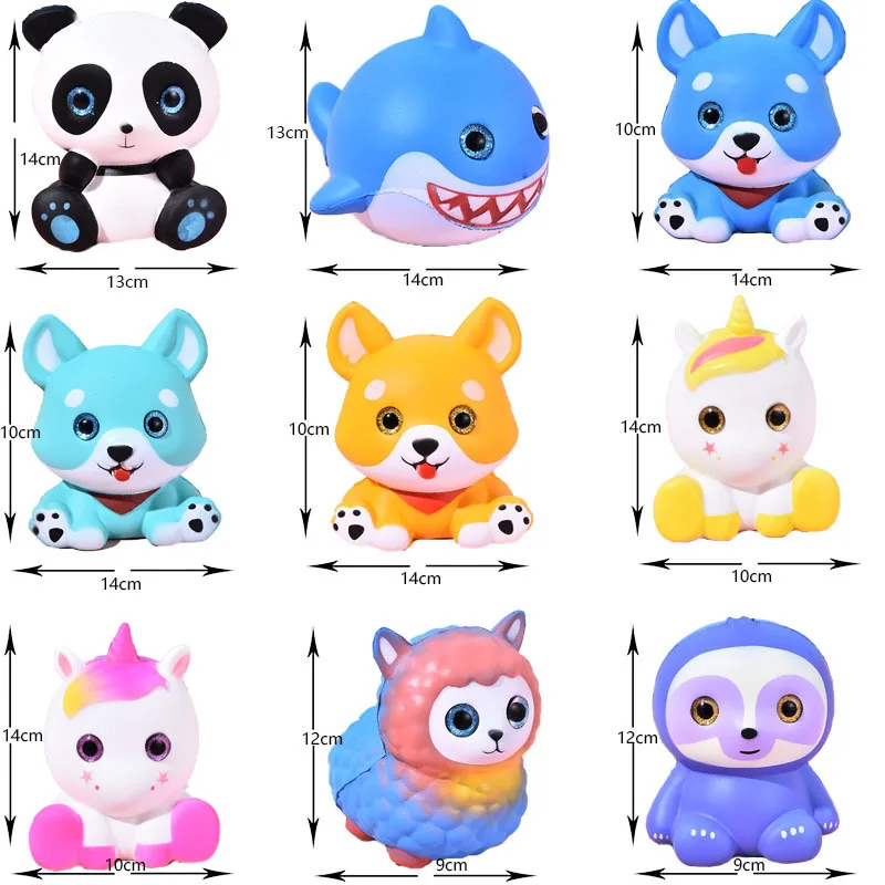 China Factory custom display box  Kawaii Pu Foam Slow Food Ice cream Squeeze Toy Slow Rising Scented Cute Squishy set meal