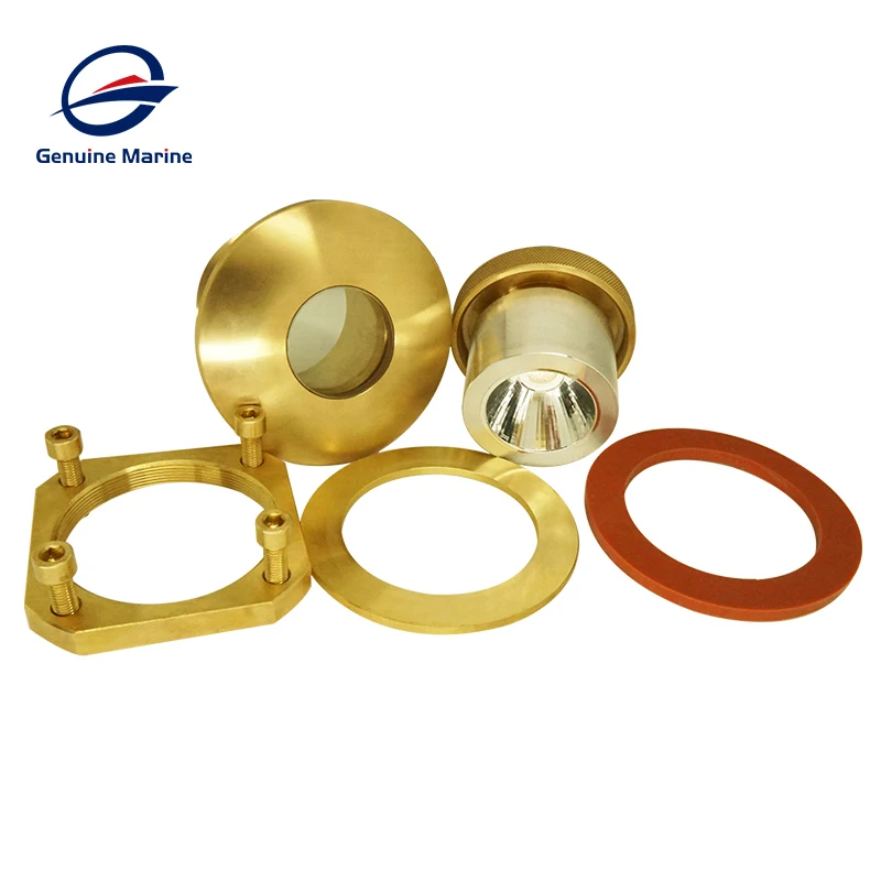 Ip68 Flat White Led Waterproof Underwater Boat Drain Plug Light 36V 18Watt Marine Rgb Under Water Lamp