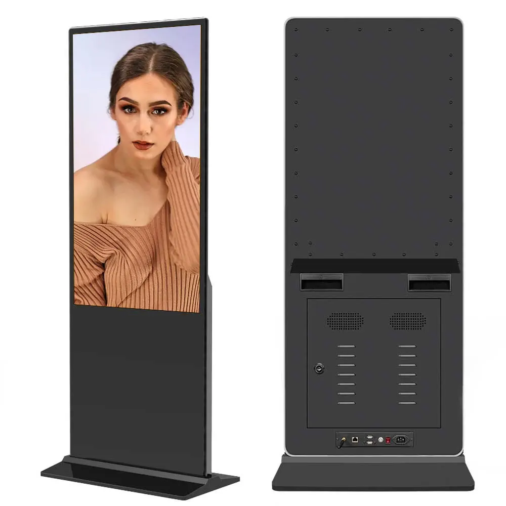 Floor Stand Digital Signage vertical lcd display advertising monitor for shopping mall retail store