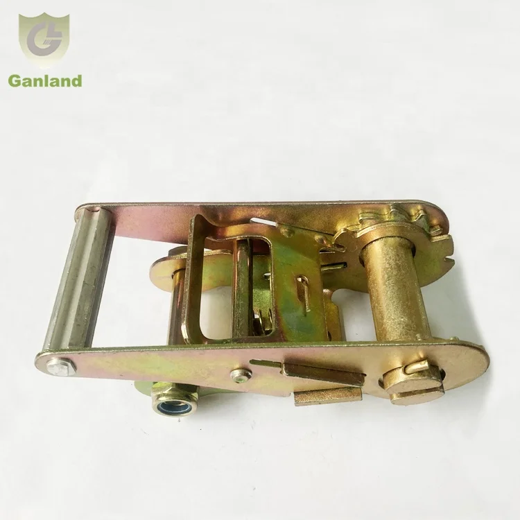 GL-16713 Cargo Control 53mm 3t Straight Aluminum Handle Ratchet Adjustable Ratchet Buckle