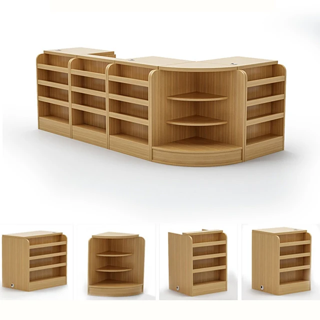 Shop cash counter table register for retail store