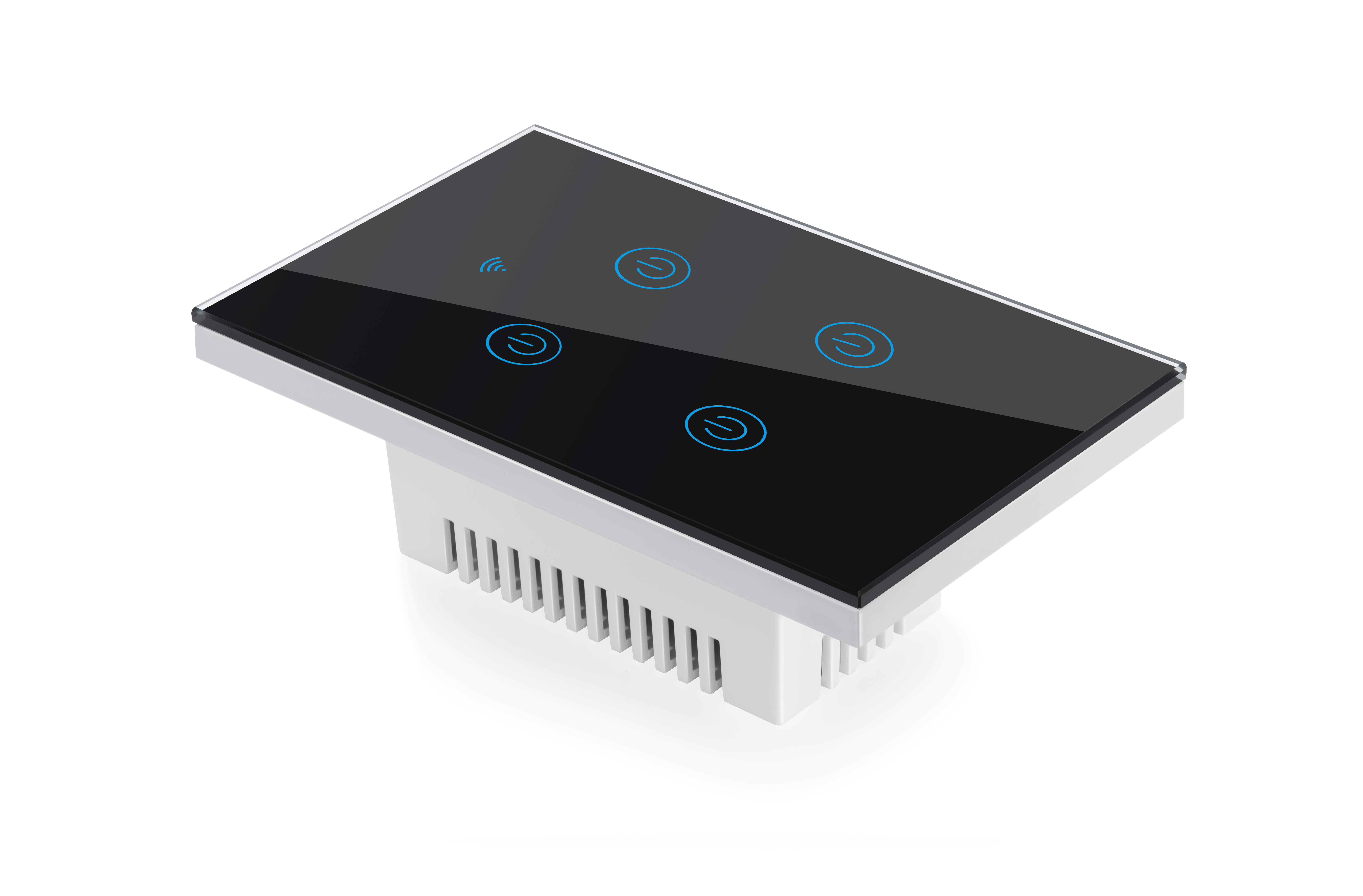  Tuya Smart Wall Switch US EU Standard Touch panel wifi light switch smart