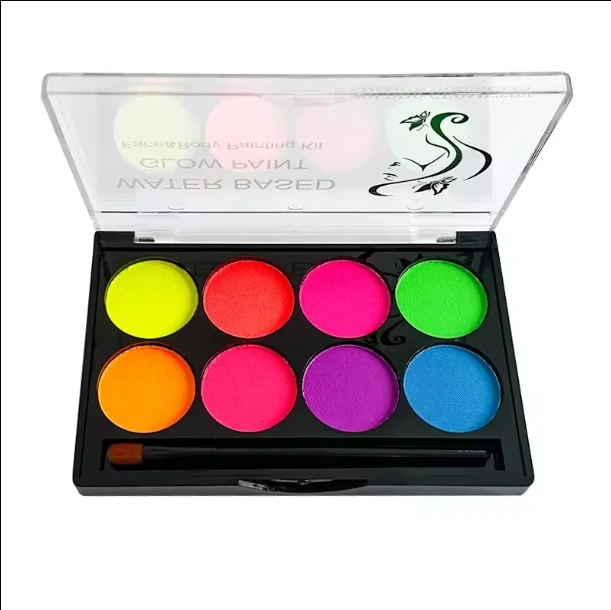 Water soluble paint kit Oil Paint 15 Color face Painting palette Drawing Face Paint Set Fluorescent Festival Creative make up