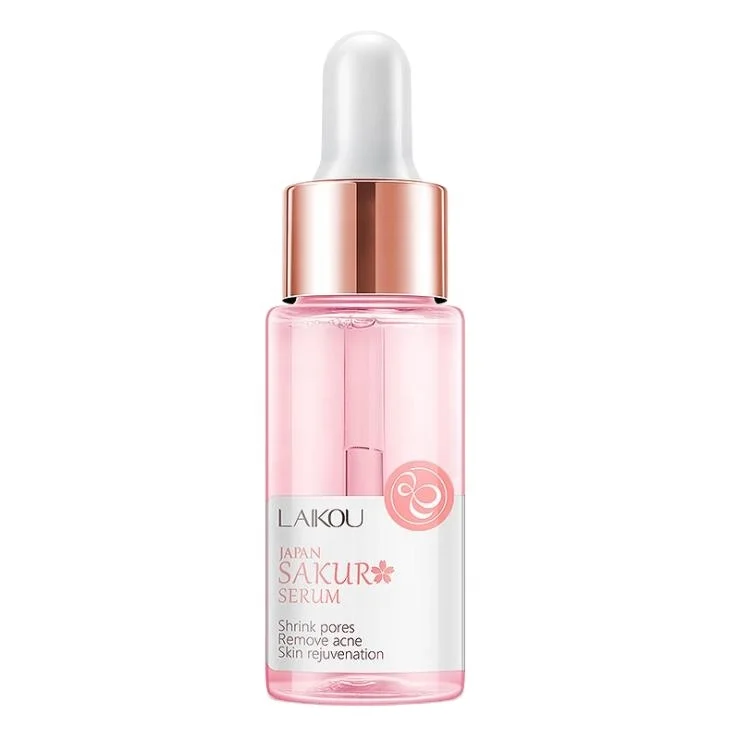 HOLU Moisturizing Bright Skin Revitalize Organic Japan Sakura Private Label Skin Whitening Serum