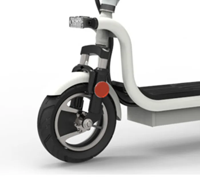 CC High quality lithium battery 3 wheel 8A 10A 15A Electric Motorcycle stable design LED light Airless Tire Electric scooters