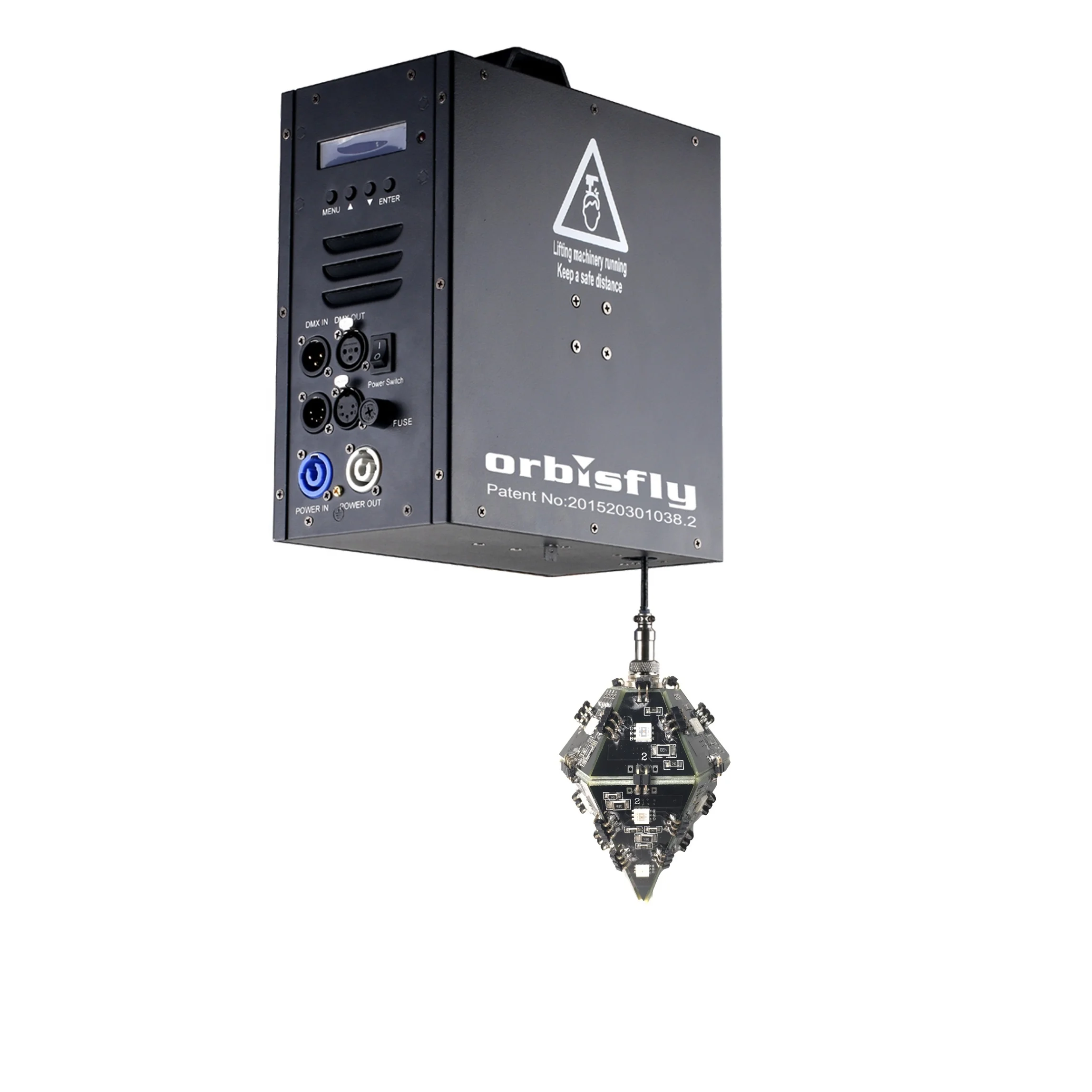 DMX512 Entertainment Rental or Fixed Installation RGB Pixel Available Hoist Crane DMX Winch Kinetic Winch Kinetic Lights