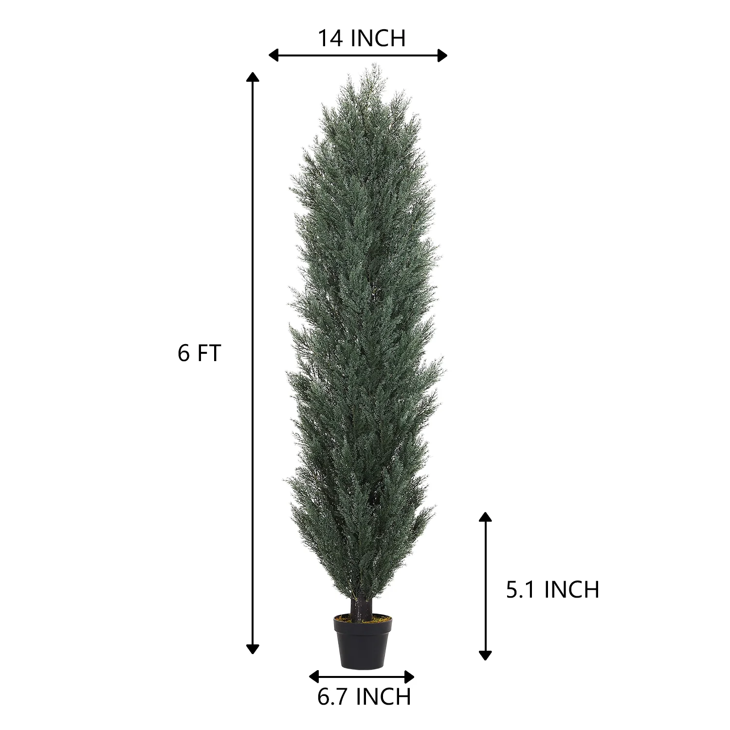 Artificial Cedar Cypress Tree Pine Plant Faux Boxwood Topiary Greenery Bonsai Plantas Artificiales for Outdoor Decor
