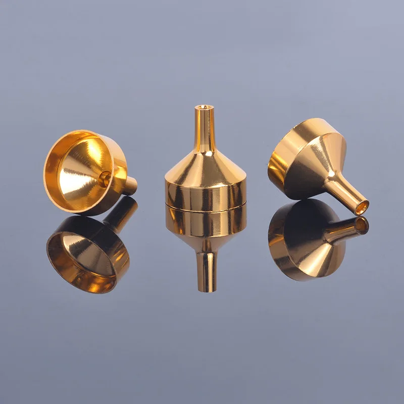 Hot Sale Small Mini Aluminum Essential Perfume Funnel For Perfume Liquid Oil Refill