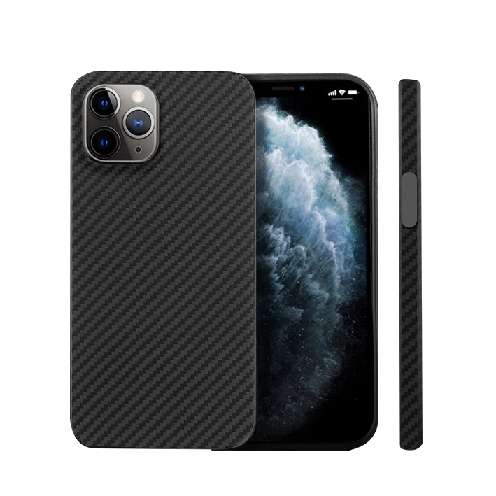 
Магнитный чехол из углеродного арамидного волокна для iPhone 12 Pro Max, чехол для телефона, черный/серый саржевый цвет с металлической внутренней стороной, карбоновый чемодан 