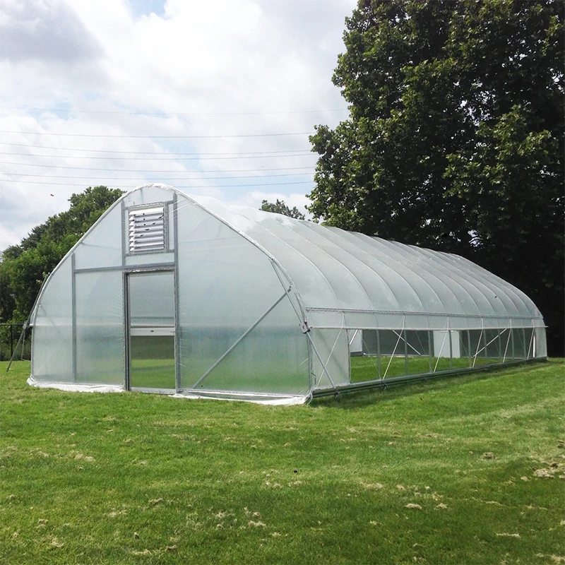 
Single-Layer PO Greenhouse Film Gothic Tunnel Greenhouse 