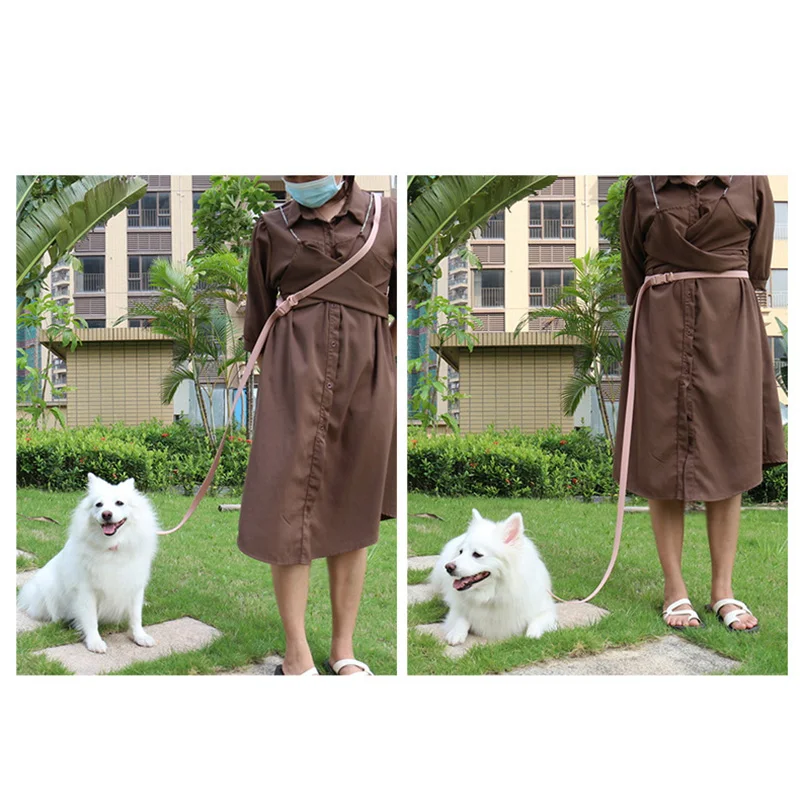 Durable and High Quality Training Rope Dog with Anti slip Fur Adjustment Pet Customized Dog Rope Dog Collar and Belt Set