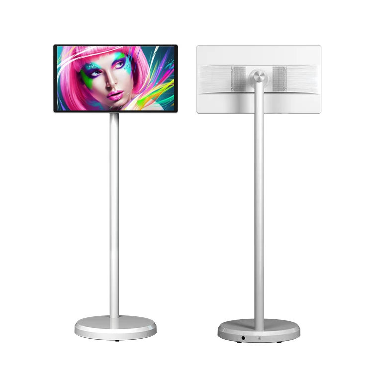 New Trend Screen 21.5 Inch Floor Standing Smart TV Lcd smart display Indoor Android 12 Advertising Digital Signage