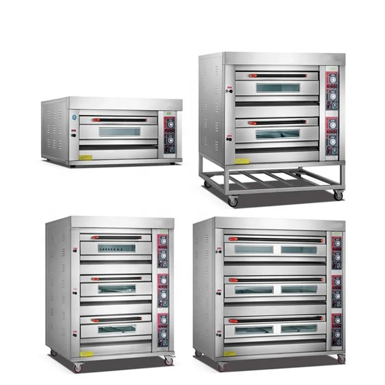3 Deck 6 Tray Electric Cooker with Pizza Oven