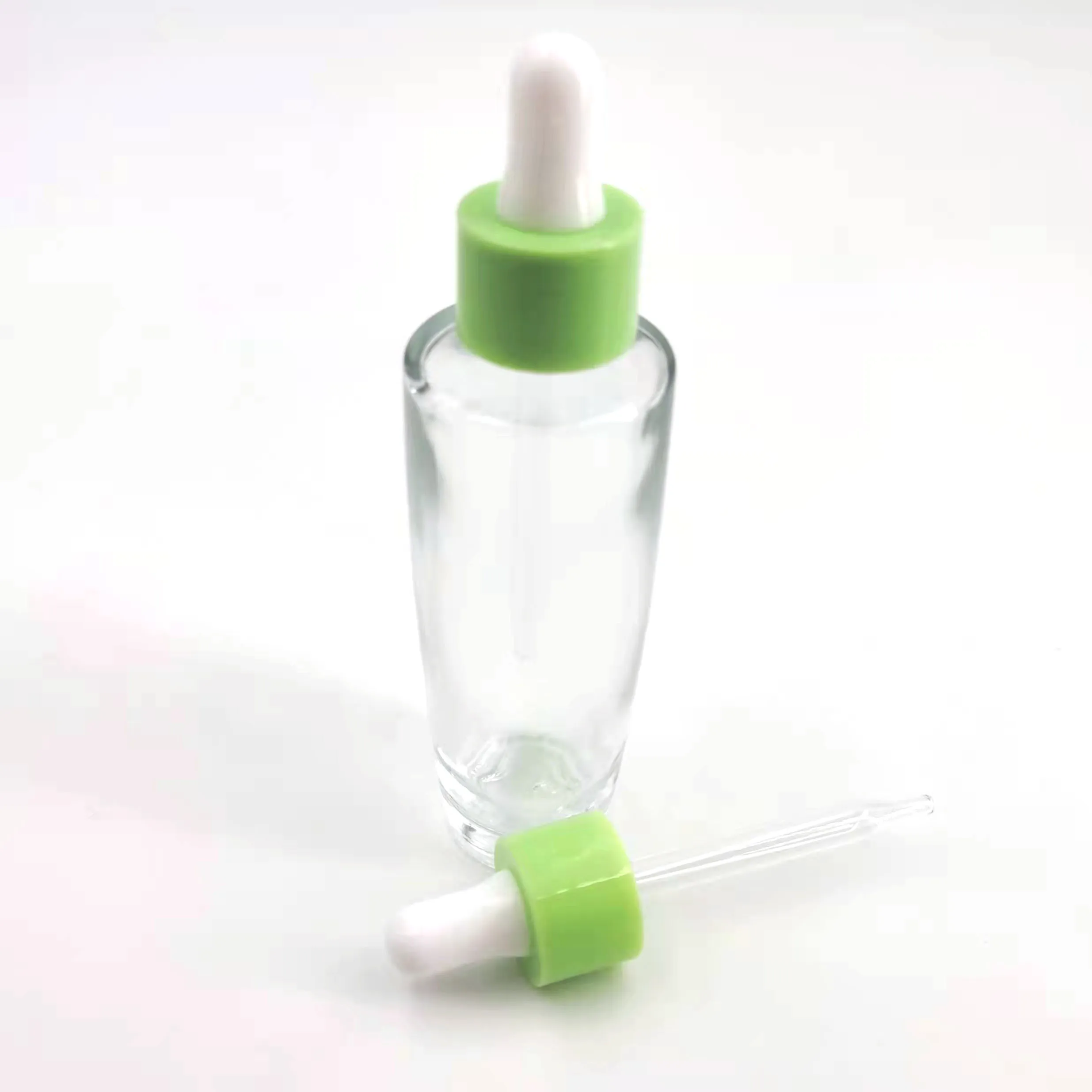 Custom 22/400 24/400 24/410 Pipette Clear Plastic Oil Dropper Easy To Use