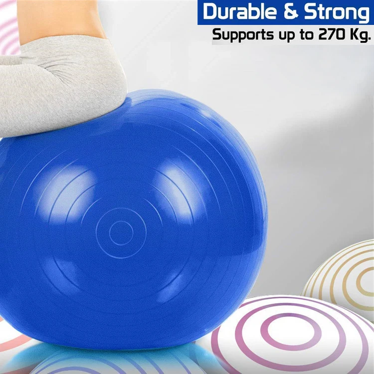 New Professional Grade Yoga Gym Ball 200 Kg Bearing Exercise Equipment For Office & Home & Gym