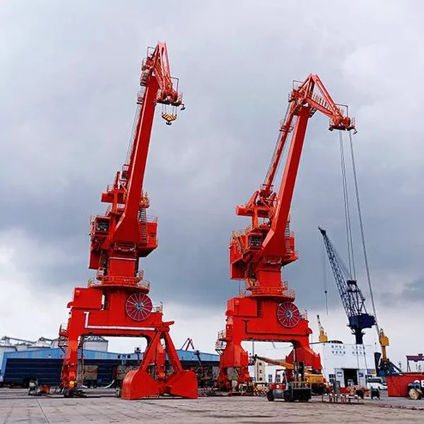 40 ton port mobile harbour pedestal gantry crane portal