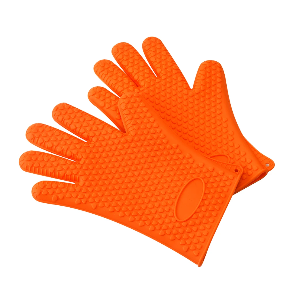 Grilling Mitts Oven Mitts Heat Resistant Cooking Grill Mitts for Barbecue,Frying,Grilling, Fire&Oil , Frozen Handling Resistant