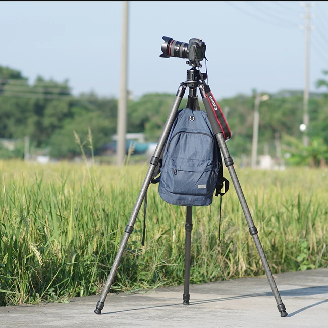 Metal heavy duty carbon fiber trypod tripod  for camera