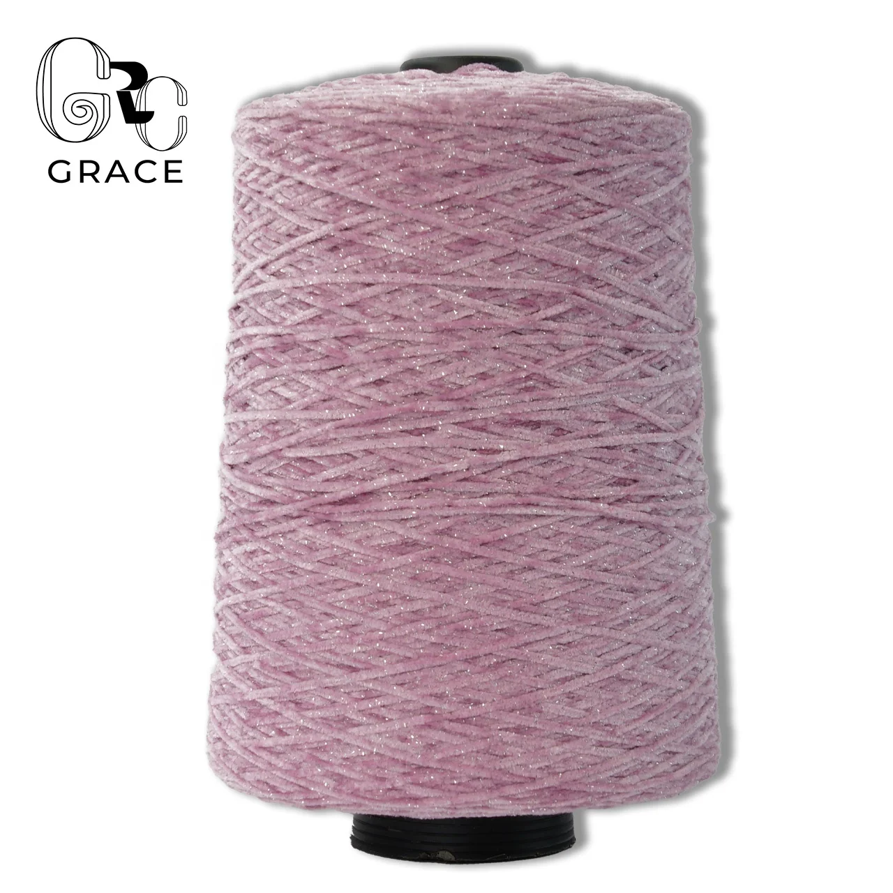 Recycled Mixed Colour 100% Polyester Thread Yarns Cone Knitted Baby Clothes Hat 6NM Dyeing Baby ChenilleYarn
