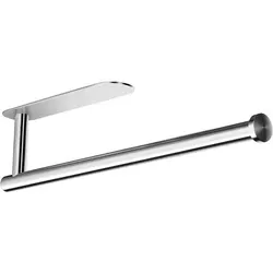 Hot sale wall mounted self adhesive stainless steel 304 roll paper towel holder under cabinet no drilling for kitchen