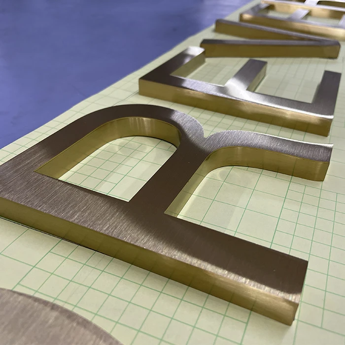 Наружные декоративные металлические буквы с лазерной резкой 3D Diy для рекламы магазина