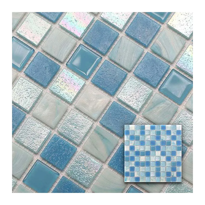 cheap price good quality tiles foshan mosaic factory swimming pool tiles and decoration wall crystal glass mosaic tile