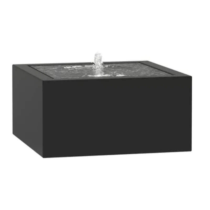 Modern garden Corten Steel metal black outdoor water fountains outdoor