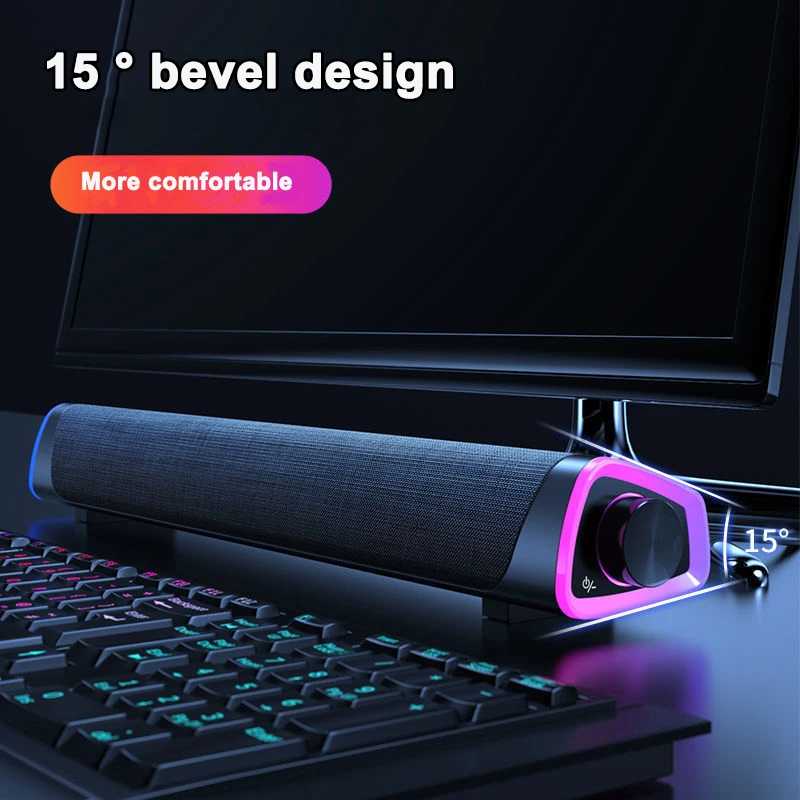 OEM Mini Bluetooth 5.0 home theater system sound bar speaker With remote control