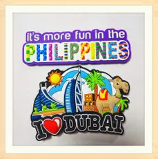 Creative PVC soft glue magnetic paste 3d letters cartoon refrigerator magnet sticker with custom logo