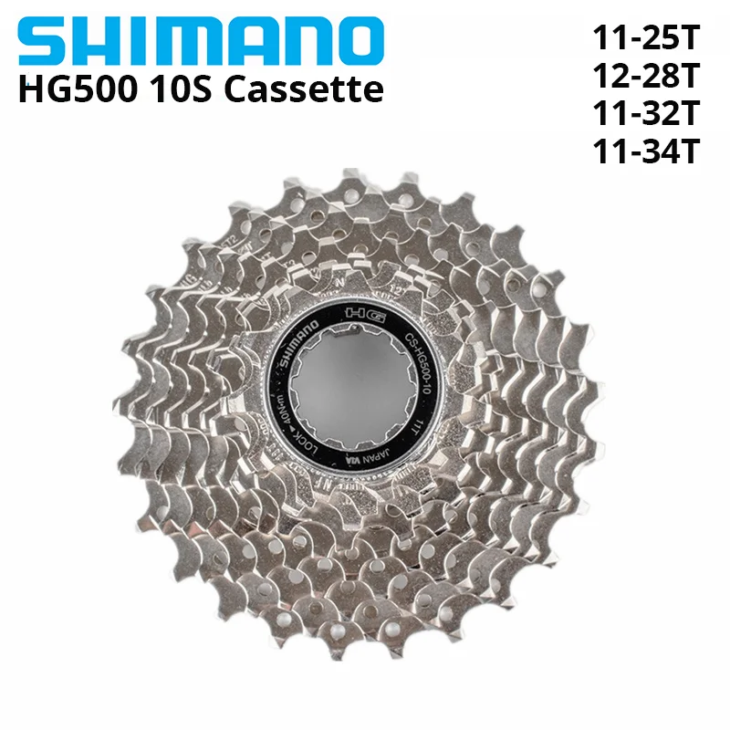 Shimano 4600 4700 CS HG500 10 Speed Mountain Road Bike Cassette flywheel 11-25 12-28 11-32 11-34T